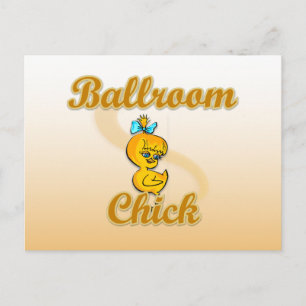 Carte Postale Chick de salle de bain
