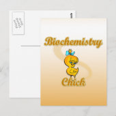 Carte Postale Chick en biochimie (Devant / Derrière)