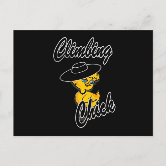 Carte Postale Chick Escalade #4 (Devant)