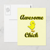 Carte Postale Chick génial (Devant / Derrière)