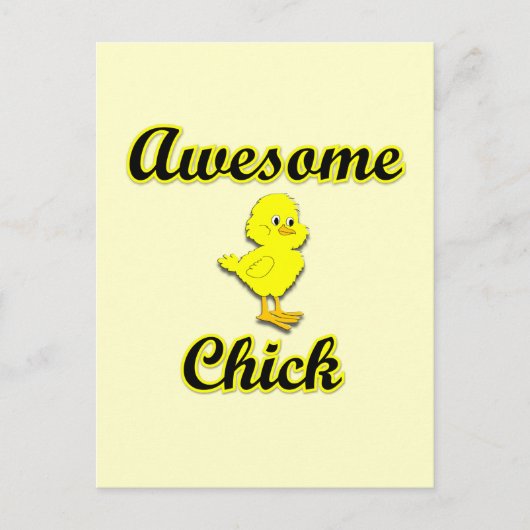 Carte Postale Chick génial (Devant)