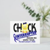 Carte Postale Chick Interrompu 2 Cancer Rectal (Debout devant)