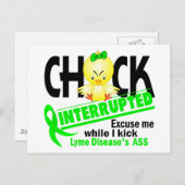 Carte Postale Chick Interrompu 2 Maladie de Lyme (Devant / Derrière)