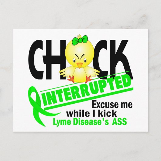 Carte Postale Chick Interrompu 2 Maladie de Lyme (Devant)