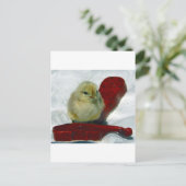 Carte Postale Chick musical (Debout devant)