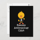 Carte postale Chick pour l'anthropologie judiciair (Devant / Derrière)