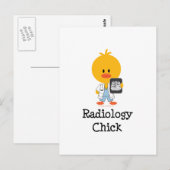 Carte postale Chick Radiologie (Devant / Derrière)