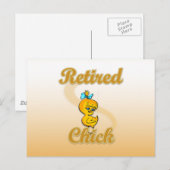 Carte Postale Chick retraité (Devant / Derrière)