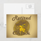 Carte Postale Chick retraité #6 (Devant / Derrière)