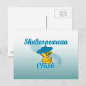 Carte Postale Chick Shakespeare #3 (Devant / Derrière)