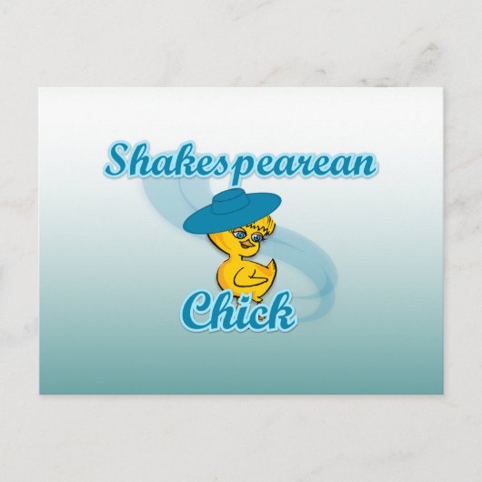 Carte Postale Chick Shakespeare #3 (Devant)