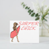 Carte Postale Chick surfer (Debout devant)