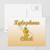 Carte Postale Chick Xylophone (Devant / Derrière)