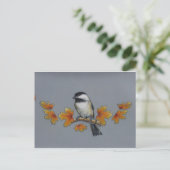 Carte Postale Chickadee d'automne (Debout devant)