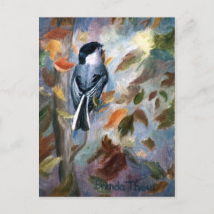 Carte postale Chickadee In the Fall