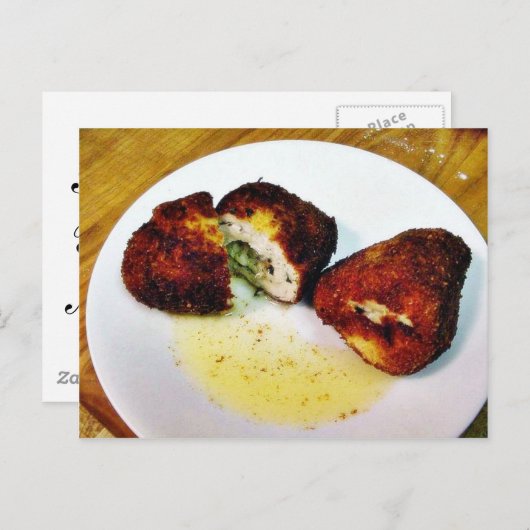 Carte Postale Chicken Kiev (Devant / Derrière)