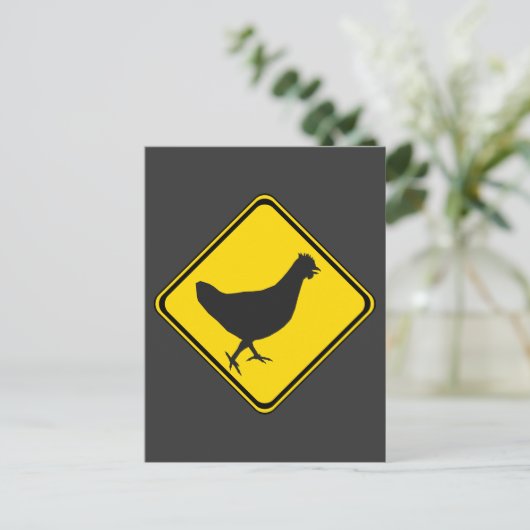 Carte Postale Chicken Xing ! (Debout devant)