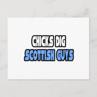 Carte Postale Chicks Creg Scottish Guys