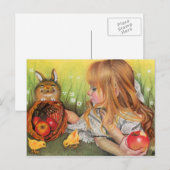 Carte postale Chicks et Bunnies (Devant / Derrière)