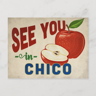 Carte Postale Chico California Apple - Vintage voyage