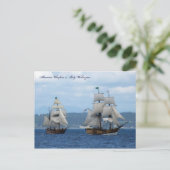 Carte Postale Chieftain et Lady Washington Hawaïen (Debout devant)