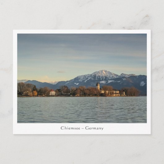 Carte Postale Chiemsee Allemagne (Devant)