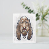 Carte Postale Chien (Debout devant)