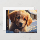 Carte postale Chien 1-18 (Devant / Derrière)