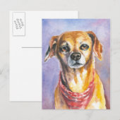 Carte Postale Chien 2 (Devant / Derrière)
