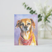 Carte Postale Chien 2 (Debout devant)