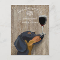 Chien Au Vin Dachshund