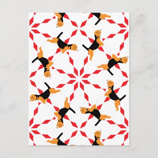 Carte Postale Chien Beagle (Devant)