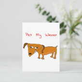 Carte Postale chien blanc (Debout devant)