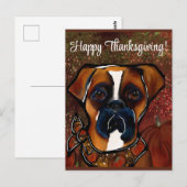 Carte Postale Chien Boxer (Devant / Derrière)