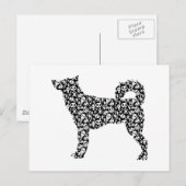 Carte Postale Chien canadien (Devant / Derrière)