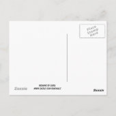 Carte Postale Chien caricaturé avec grands yeux (Dos)