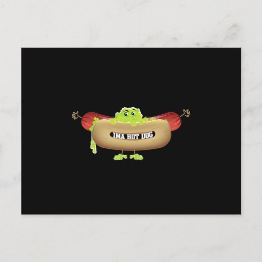 CARTE POSTALE CHIEN CHAUD (Devant)