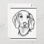 Carte Postale Chien-chien dragon (Devant / Derrière)