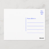 Carte postale Chien Chien Noir Et Blanc Havanais (Dos)