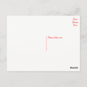 Carte Postale Chien chiot allemand - Bonjour, je pense à vous (Dos)