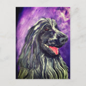 Carte Postale Chien Cocker Spaniel Blue Roan Peint (Devant)