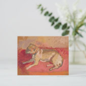 Carte Postale Chien couché | Zygmunt Waliszewski (Debout devant)