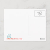 Carte Postale Chien courant heureux de bande dessinée de Jack (Dos)