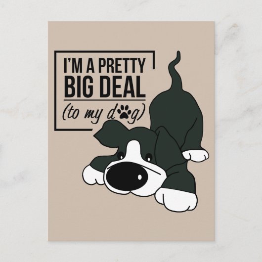 Carte Postale Chien cousu (Devant)