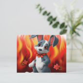 Carte Postale Chien Cute (Debout devant)