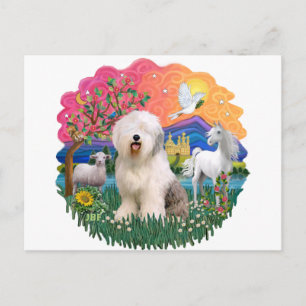 Carte Postale Chien de berger anglais ancien #6