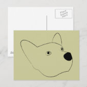 Carte Postale Chien de bétail australien (Devant / Derrière)