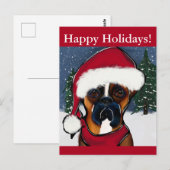Carte Postale Chien de boîte (Devant / Derrière)