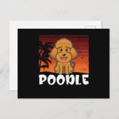Carte Postale Chien de caniche | Poodles (Devant / Derrière)