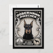 Carte Postale Chien de choix (Devant / Derrière)